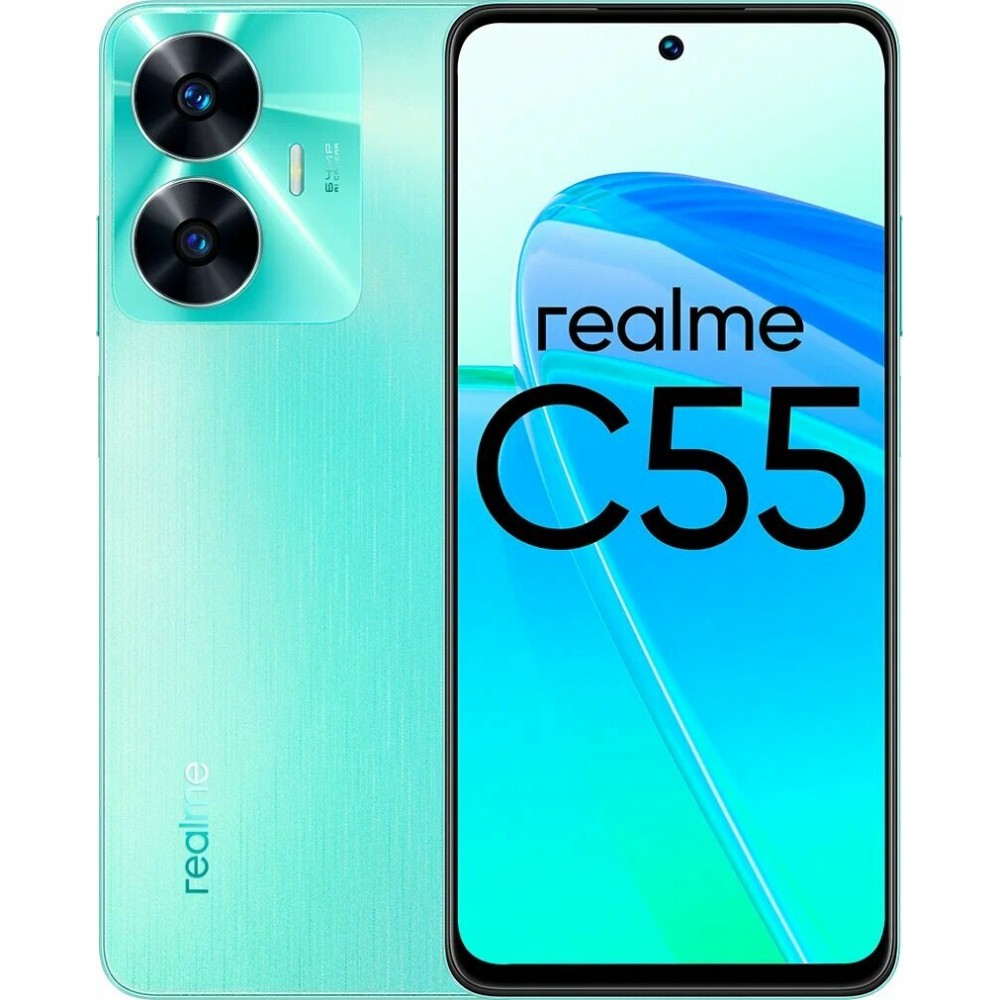 Смартфон Realme C55 8/256GB Rainforest (зеленый) - цена, купить в магазине  Эксперт, в городе Иркутске | Эксперт Иркутск