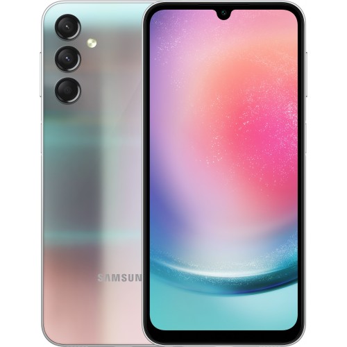 Смартфон Samsung Galaxy A24 4/128Gb серебро