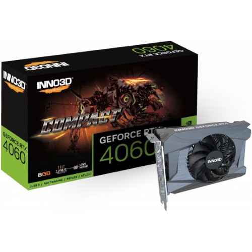 Видеокарта INNO3D GeForce RTX 4060 COMPACT 8G