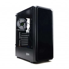 Корпус ATX BaseTech GFX-04 (BT-GFX-04-TG-1F-RGB), черный, с окном, USB3.0, 320 под видео