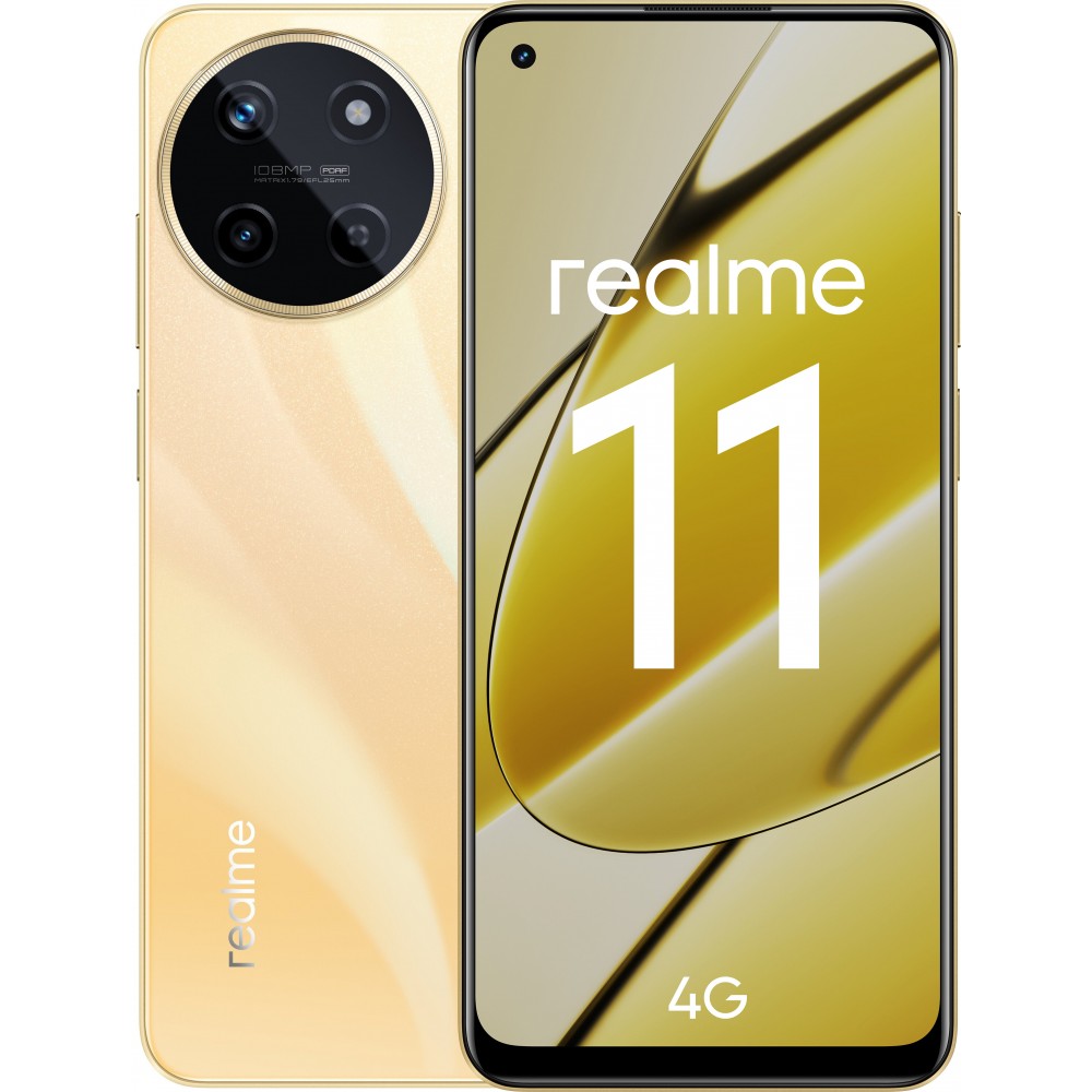 Мобильный телефон Realme 11 8/128Gb золотой - цена, купить в магазине  Эксперт, в городе Иркутске | Эксперт Иркутск