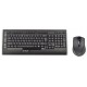 Клавиатура+мышь беспроводная A4Tech 9300F черный
