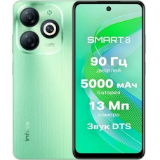 Мобильный телефон Infinix Smart 8 3/64Gb зеленый