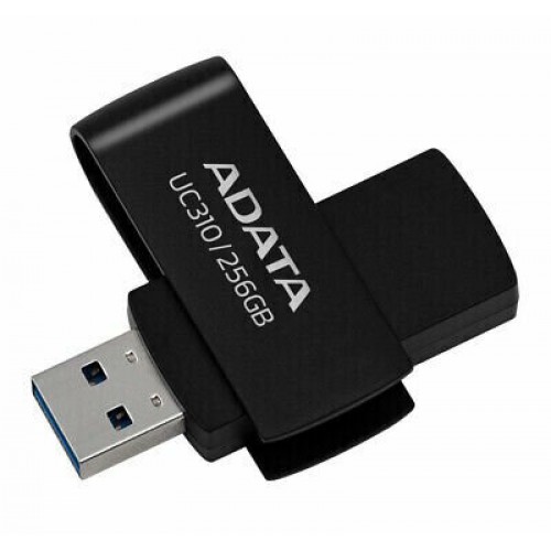 Флеш-диск USB3.2 256GB, A-Data UC310, черный