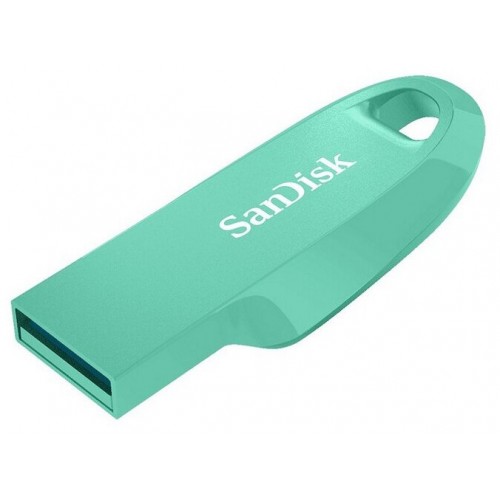 Флеш-диск USB3.2 128GB, SanDisk Cruzer Ultra Curve CZ550, зеленый