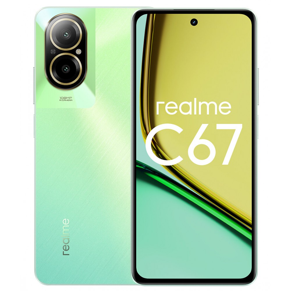 Смартфон Realme C67 8/256GB зеленый - цена, купить в магазине Эксперт, в  городе Иркутске | Эксперт Иркутск