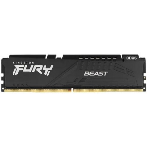Память DDR5 32Gb 6000MHz Kingston KF560C36BBE-32 Fury Beast Black RTL Gaming PC5-48000 CL36 DIMM 288-pin 1.35В dual rank с радиатором Ret
