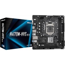 Материнская Asrock H470M-HVS R2.0 {LGA1200, INTEL H470/2DDR4/4SATA3}