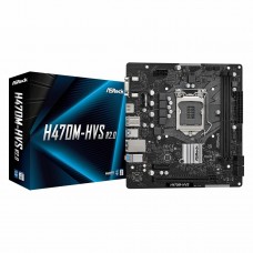 Материнская Asrock H470M-HVS R2.0 {LGA1200, INTEL H470/2DDR4/4SATA3}