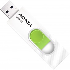 Флеш-диск USB3.2 256GB, A-Data UV320, белый/зеленый