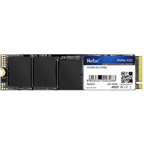 Накопитель SSD NETAC NV2000 NT01NV2000-1T0-E4X 1ТБ, M.2 2280, PCIe 3.0 x4, NVMe, M.2