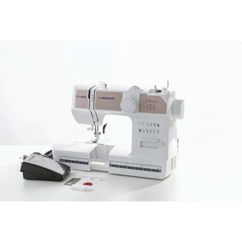 Швейная машина Jaguar LX-220 белый/кофейный Швейная машина Jaguar LX-220 белый/кофейный