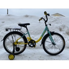 Велосипед детский Racer 20 МАХ-SONIC (сине-оранжевый)