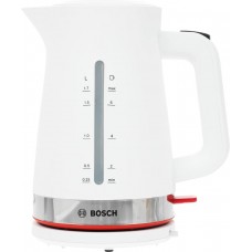 Чайник электрический Bosch TWK4M221 1.7л. белый корпус: пластик