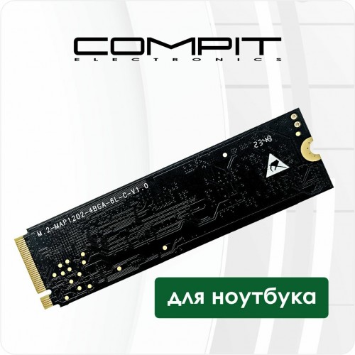 Накопитель 1TB SSD Compit M.2 2280, NVMe (чт 3400MB/s, зап.3100MB/s), oem