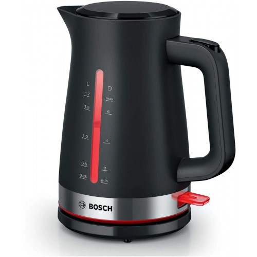 Чайник электрический Bosch TWK4M223 1.7л. черный корпус: пластик