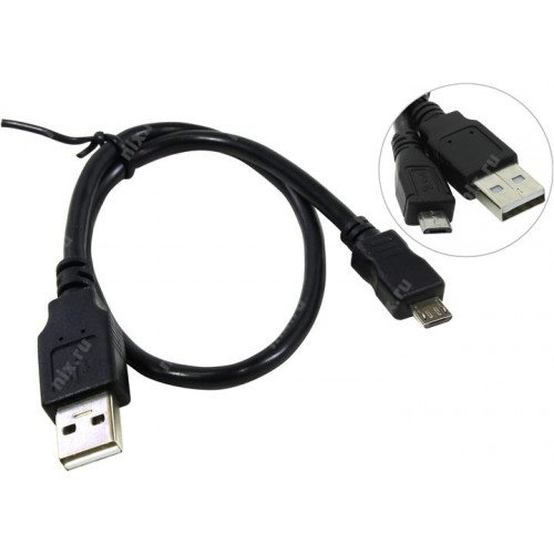 Кабель USB 2.0 Am-microBm 5P 0.3м Orient MU-203