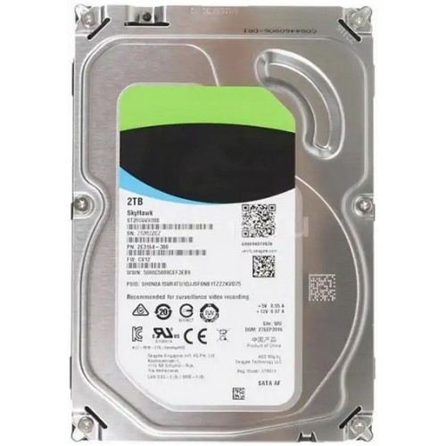 Жесткий диск HDD 2Tb Seagate SkyHawk ST2000VX016 [5400rpm, 256Mb]