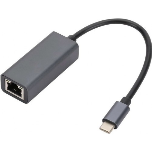 Адаптер Bion USB-C->RJ-45 1000Mbps Ethernet, Aluminum Shell, 0.15м