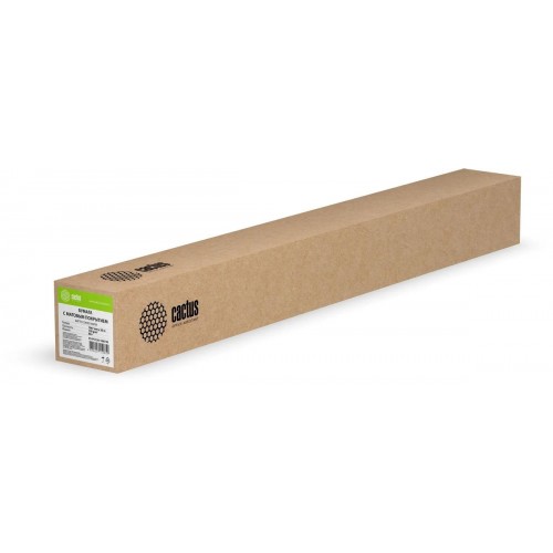 Бумага Cactus CS-PC120-106730 42\"(A0+) 1067мм-30м/120г/м2/белый матовое универсальная (с покрытием)