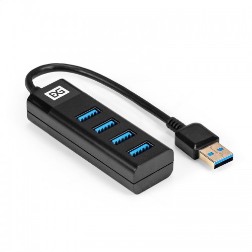 USB-концентратор Gembird UHB-C454, 4xUSB 3.0, черный (UHB-C454)