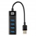 USB-концентратор Gembird UHB-C454, 4xUSB 3.0, черный (UHB-C454)