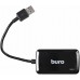 Хаб USB 3.0 Buro BU-HUB4-U3.0-S 4порт. черный