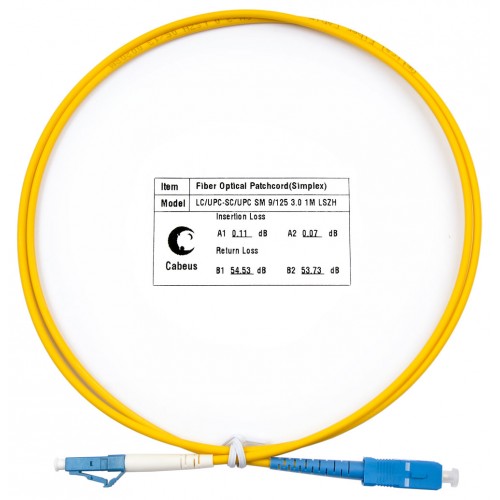 Патч-корд оптический LC-SC SM Simplex 1м