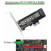 Адаптер PCI-E M.2 NGFF for SSD M-KEY OEM