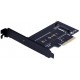 Адаптер PCI-E M.2 NGFF for SSD M-KEY OEM