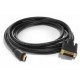 Кабель HDMI/DVI(M-M)  1.8м, Bion, single link, экран, позолоченные контакты