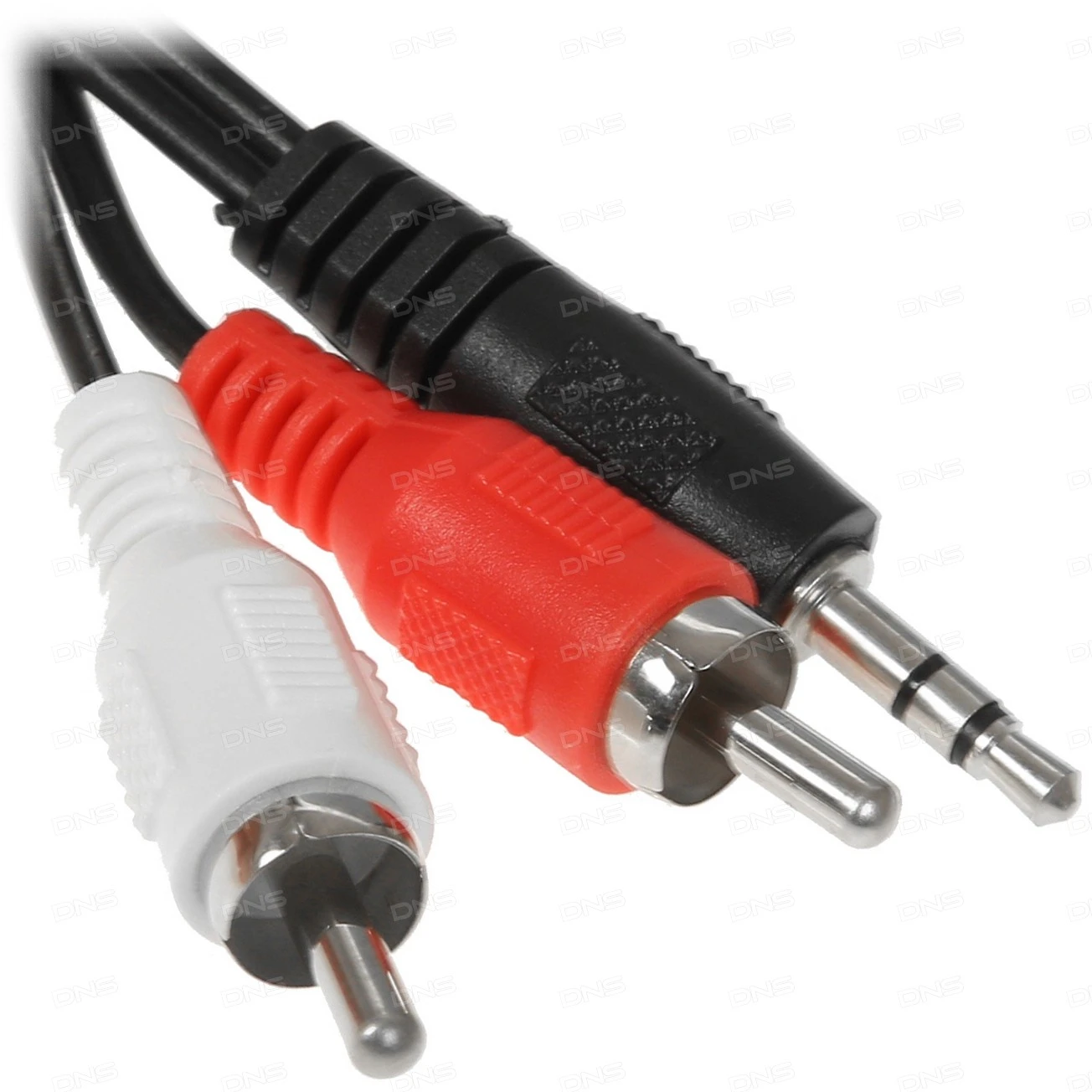 Кабель Aceline 3.5 mm jack - RCA х2 черный 3 метра