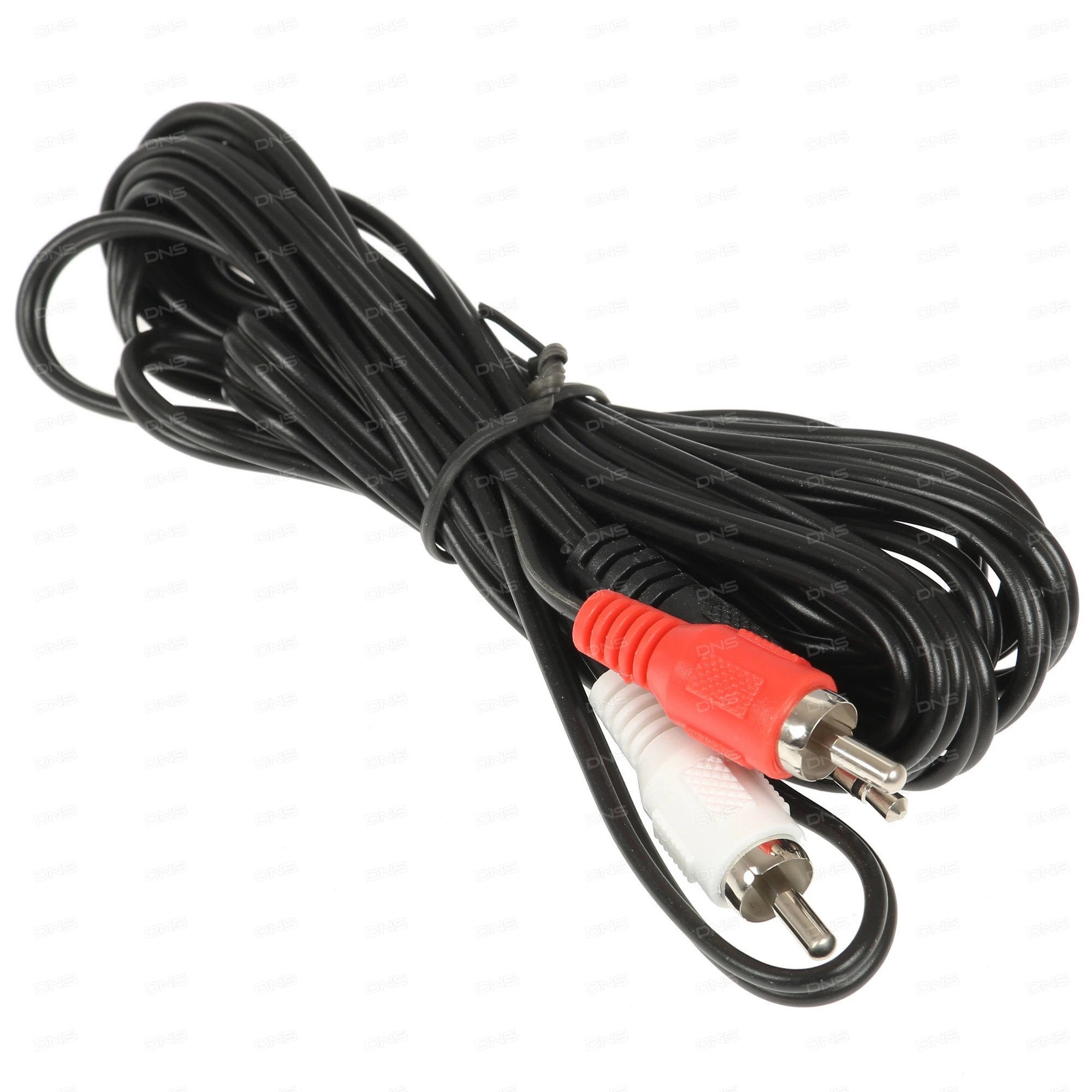 Кабель Aceline 3.5 mm jack - RCA х2 черный 3 метра