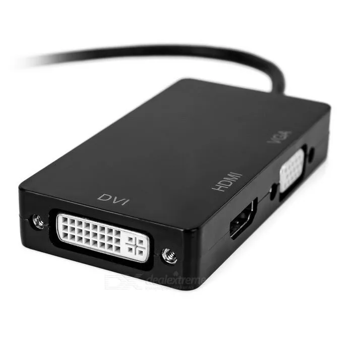 Переходник Orient mini DisplayPort - HDMI+VGA+DVI-D, 0.2 м