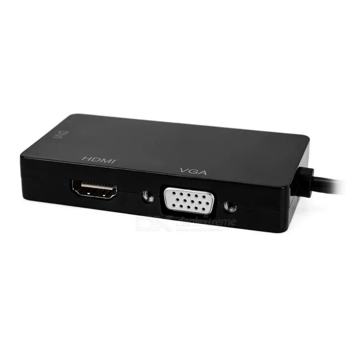 Переходник Orient mini DisplayPort - HDMI+VGA+DVI-D, 0.2 м