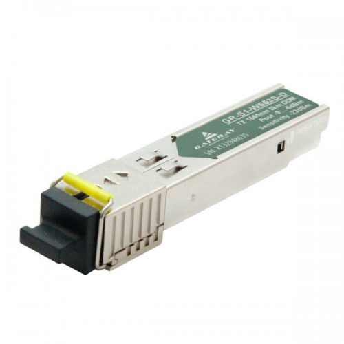 Трансивер GateRay GR-S1-W553S-D, SFP модуль WDM, 1.25 G, 3 км, TX 1550 нм, RX 1310 нм, SC, DDM