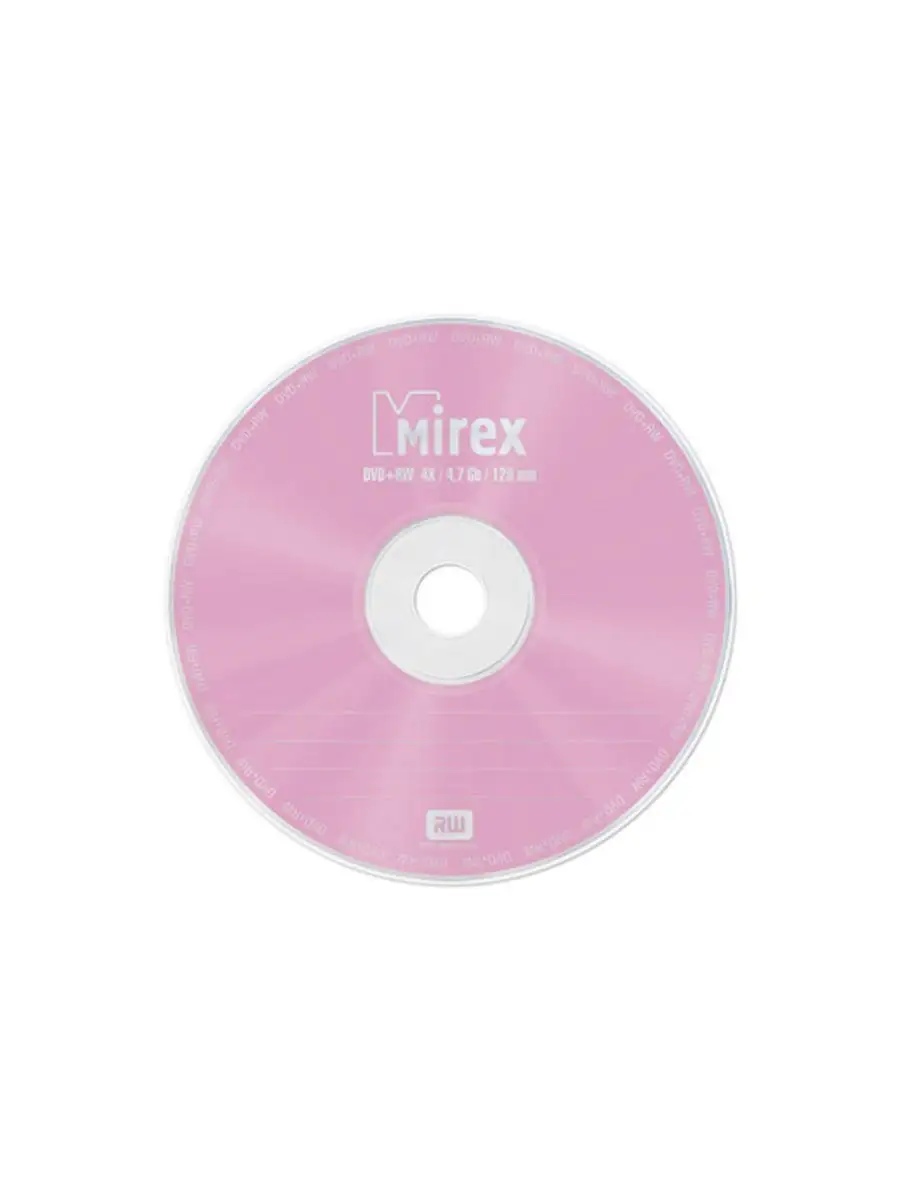 Диск DVD-RW Mirex 4.7 Gb, 4x, Cake Box 10 шт