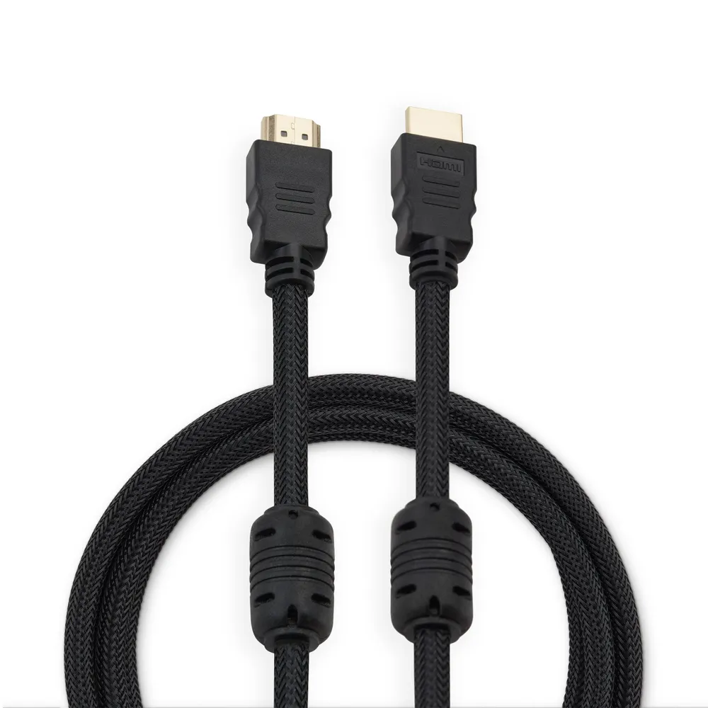 Кабель HDMI(M-M) 10.0м v1.4, Buro феррит.кольца, пзолоченные контакты черный (HDMI-V1.4-10MC)