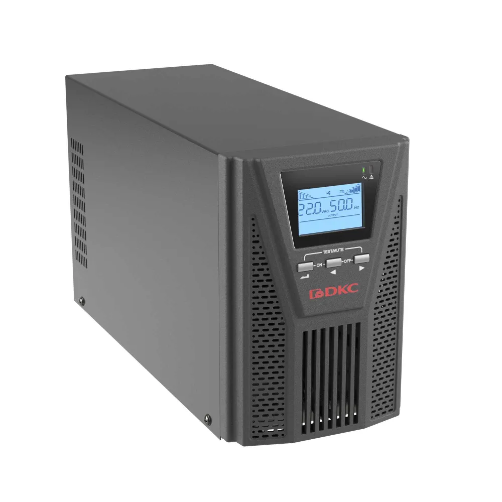 ИБП ABSolite Smart 1000 с АКБ 2 x 7А/ч черный Rack 2U/Tower (Online) RS232, EPO, USB (SNMP опциональ