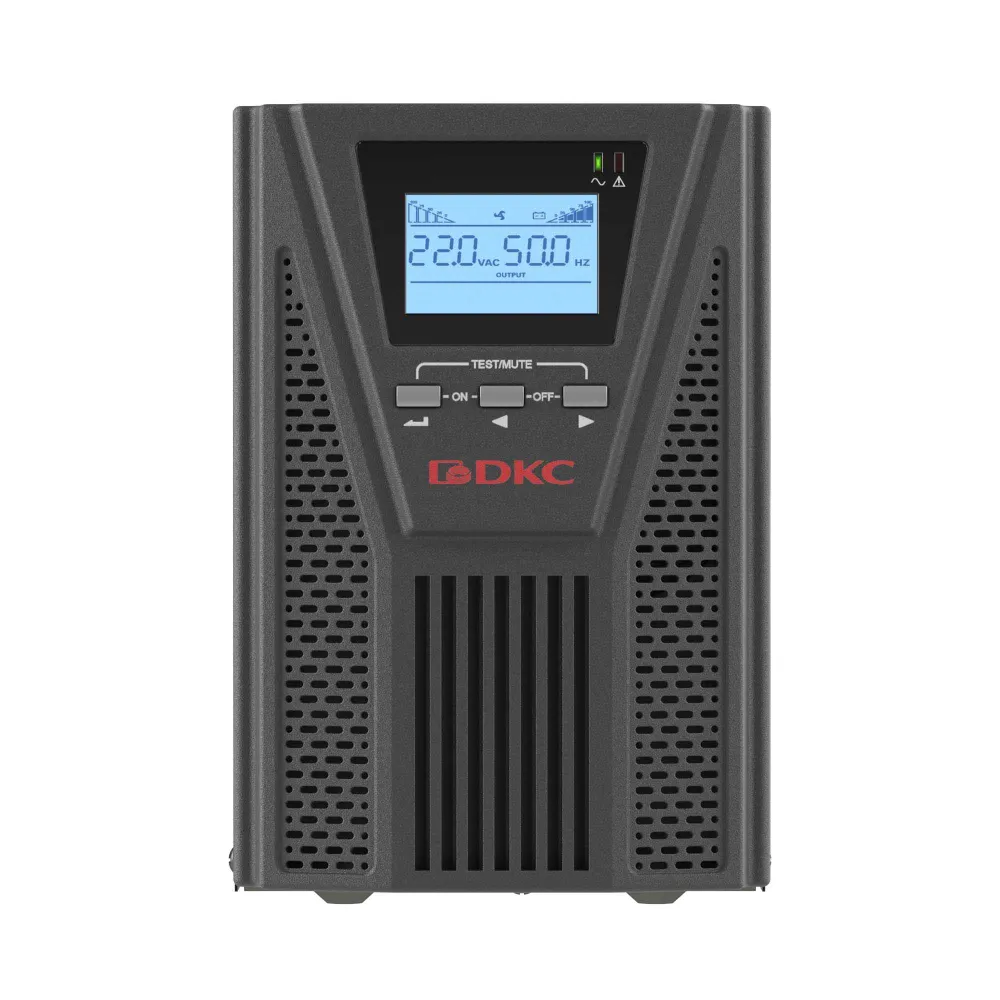 ИБП ABSolite Smart 1000 с АКБ 2 x 7А/ч черный Rack 2U/Tower (Online) RS232, EPO, USB (SNMP опциональ