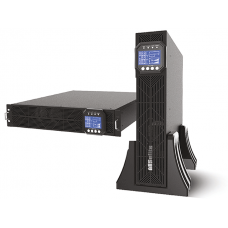 ИБП ABSolite Smart 1000 с АКБ 2 x 7А/ч черный Rack 2U/Tower (Online) RS232, EPO, USB (SNMP опциональ