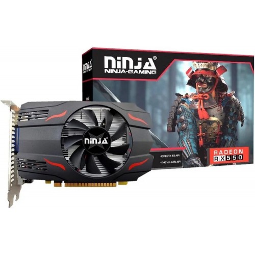 Видеокарта 8GB PCI-E AMD Radeon RX550 Ninja DDR5, 1183/7000MHz, 128-bit, DVI/HDMI/DP, retail