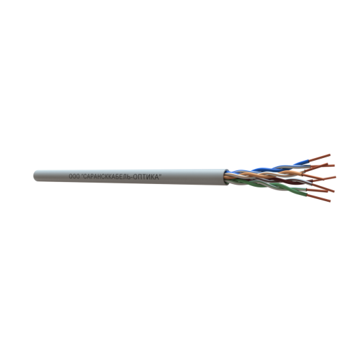Кабель витая пара СКО UTP Cat 5e 4*2*24AWG Indoor PVC нг(А), 305м