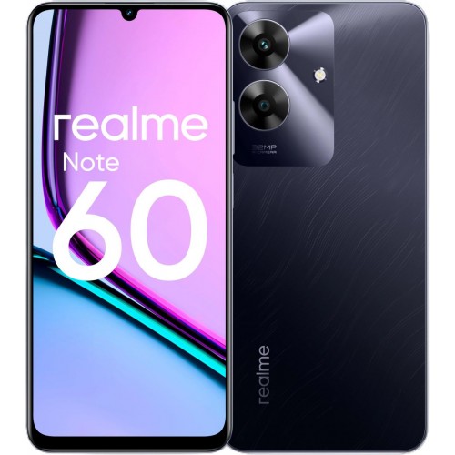 6.74" Смартфон realme Note 60 128 ГБ черный
