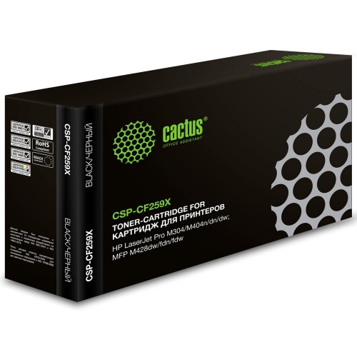 Картридж лазерный Cactus CSP-CF259X черный (10000стр.) для HP LJ M304/M404/MFP M428