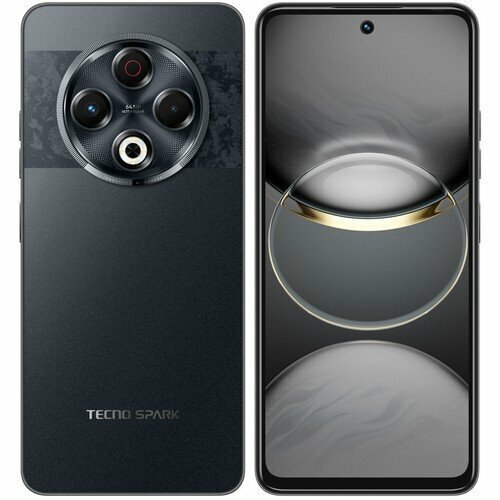 Смартфон 6.78" Tecno SPARK 30 4G 128 ГБ черный