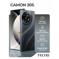Смартфон Tecno Camon 30S 6/128GB черный