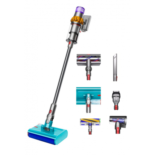 Пылесос вертикальный Dyson V15s Detect Submarine(SV47) yellow/nickel