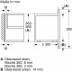 Встраиваемая микроволновая печь BOSCH BFL7221B1