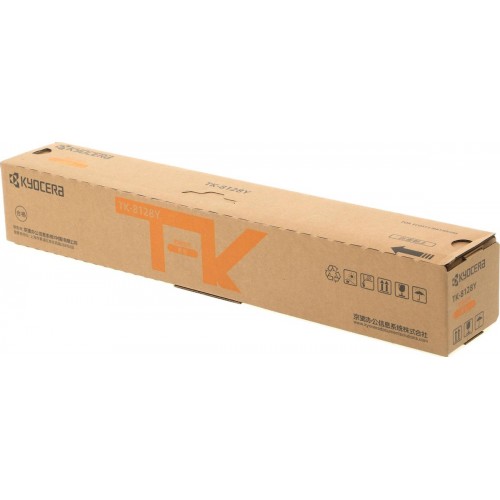 Картридж лазерный Kyocera TK-8128Y (Азия) 1T02P3ACN1 желтый для Kyocera M8130cidn (только китайские